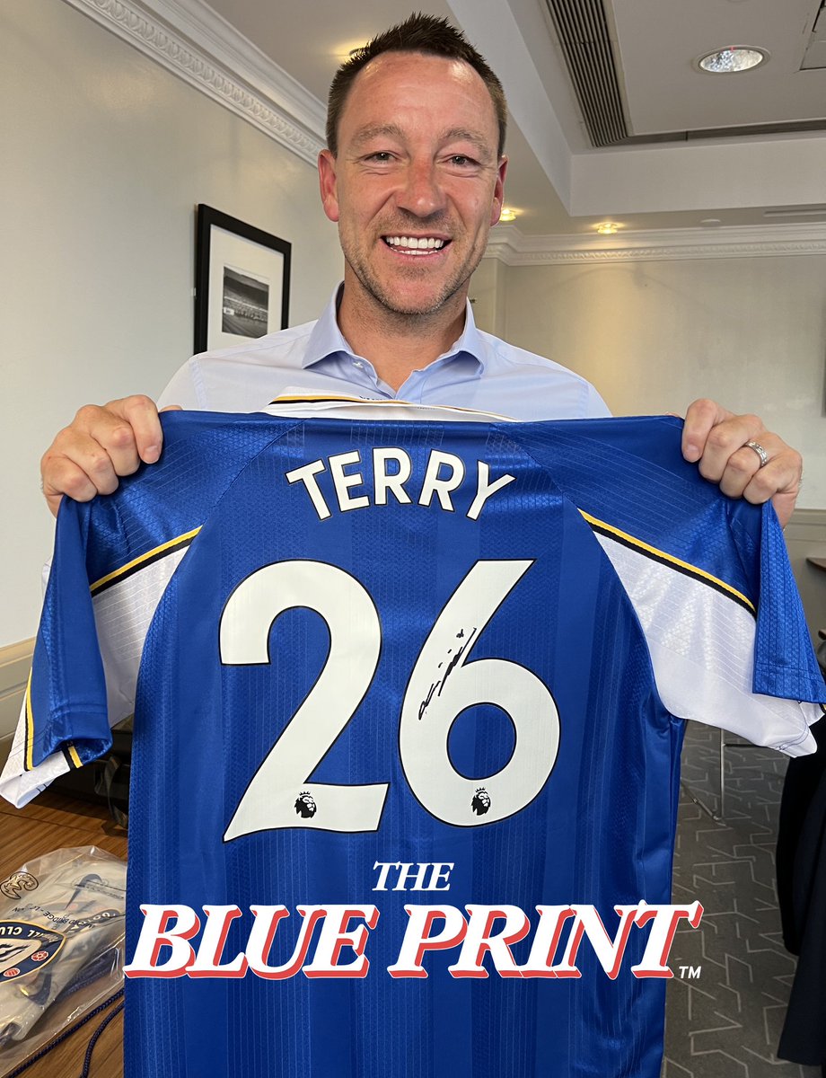 OK… so who would like to win a signed John Terry shirt?

All you have to do is complete our survey to enter the draw** (it’ll take three minutes).

Tap here for the survey: hwy61.typeform.com/blueprint-live

**Must be US-based (we have another JT shirt to follow for fans in the UK).