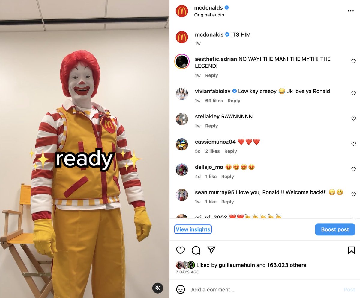 Same content. Same posting time.
IG : 1.5M views, 165K likes
Tiktok : 100k views, 6K likes

If someone says they know how a content will perform on social, I want their formula.