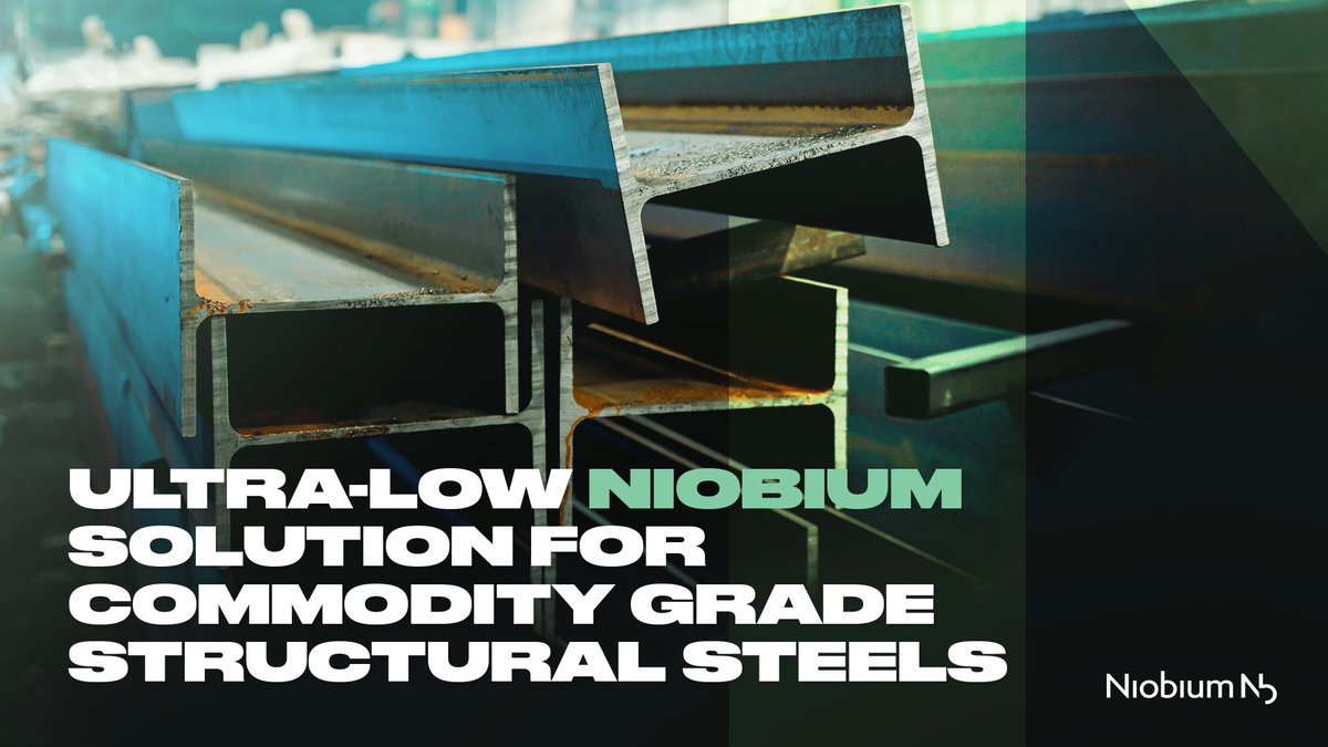 Niobium is transforming structural steel production, making production costs lower and increasing strength.

By using the Ultra-Low Niobium concept in structural steel production, commercial grade steel makers can now obtain the dual purpose of reduced costs in production and