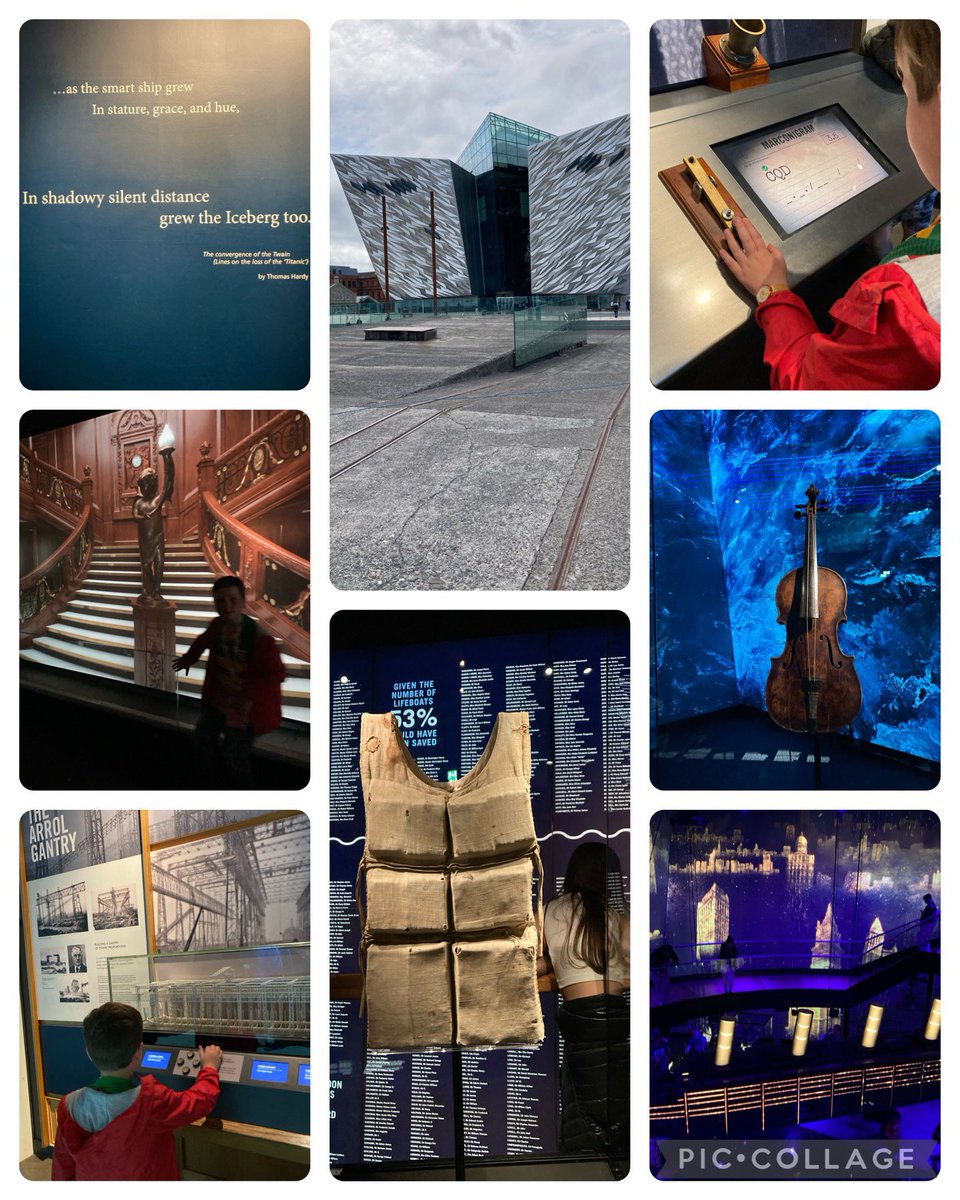 After being inspired by reading @ljlittleson #titanicdetectiveagency in @MrsCravenSTM book club we spent a fabulous day at the amazing @TitanicBelfast during our summer holidays.. @cranachanbooks