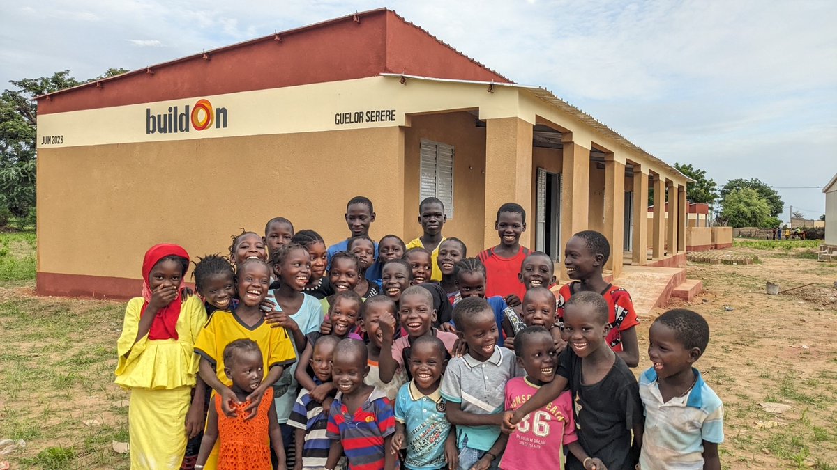 FLHSFalcons's tweet photo. FLHS alumna Sophia Nakos helping build a SCHOOL in Senegal this past summer with the buildOn club! https://t.co/7vU6FC9YTE