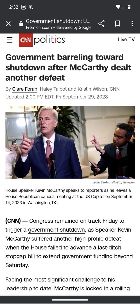 JesseStratton's tweet photo. @cnn I don't get it. Your headline reads one thing in Google News and another thing when you click on the link, why? https://t.co/2LwgWtSCLi