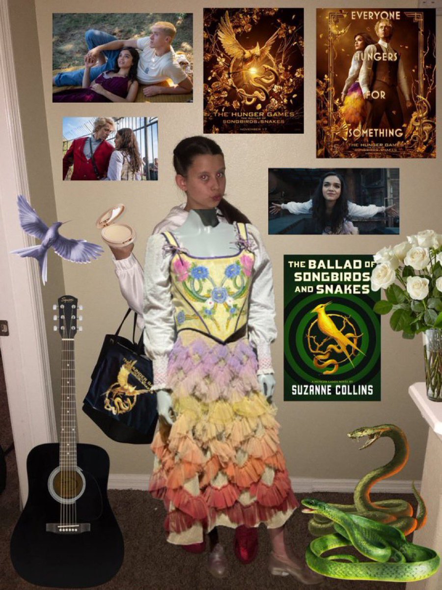 “you better not be hyperfixating on the ballad of songbirds and snakes when i get home”

me:
