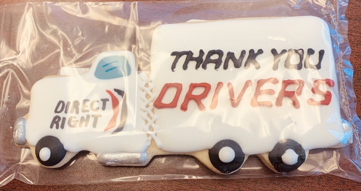directright's tweet photo. Personalized driver cookies &amp; ‘spin to win’ prizes for appreciation day. Thank you @creativecookielady for the awesome added touch to the day! https://t.co/QhrofEg1Bp