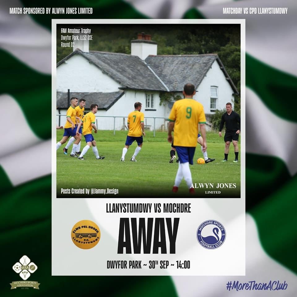 ⚽️⚽️Tomorrow⚽️⚽️

Boys on tour tomorrow for the trip to C.P.D Llanystumdwy F.C in the 2nd round of the FAW Trophy!

🆚️ <a href="/llanystumdwyFC/">CPD Llanystumdwy FC 🏴󠁧󠁢󠁷󠁬󠁳󠁿</a> 
🏆 FAW Trophy Round 2
📅 Saturday 30th September
🕑 2pm Kick Off
🏟 Dwyfor Park, LL52 0SE