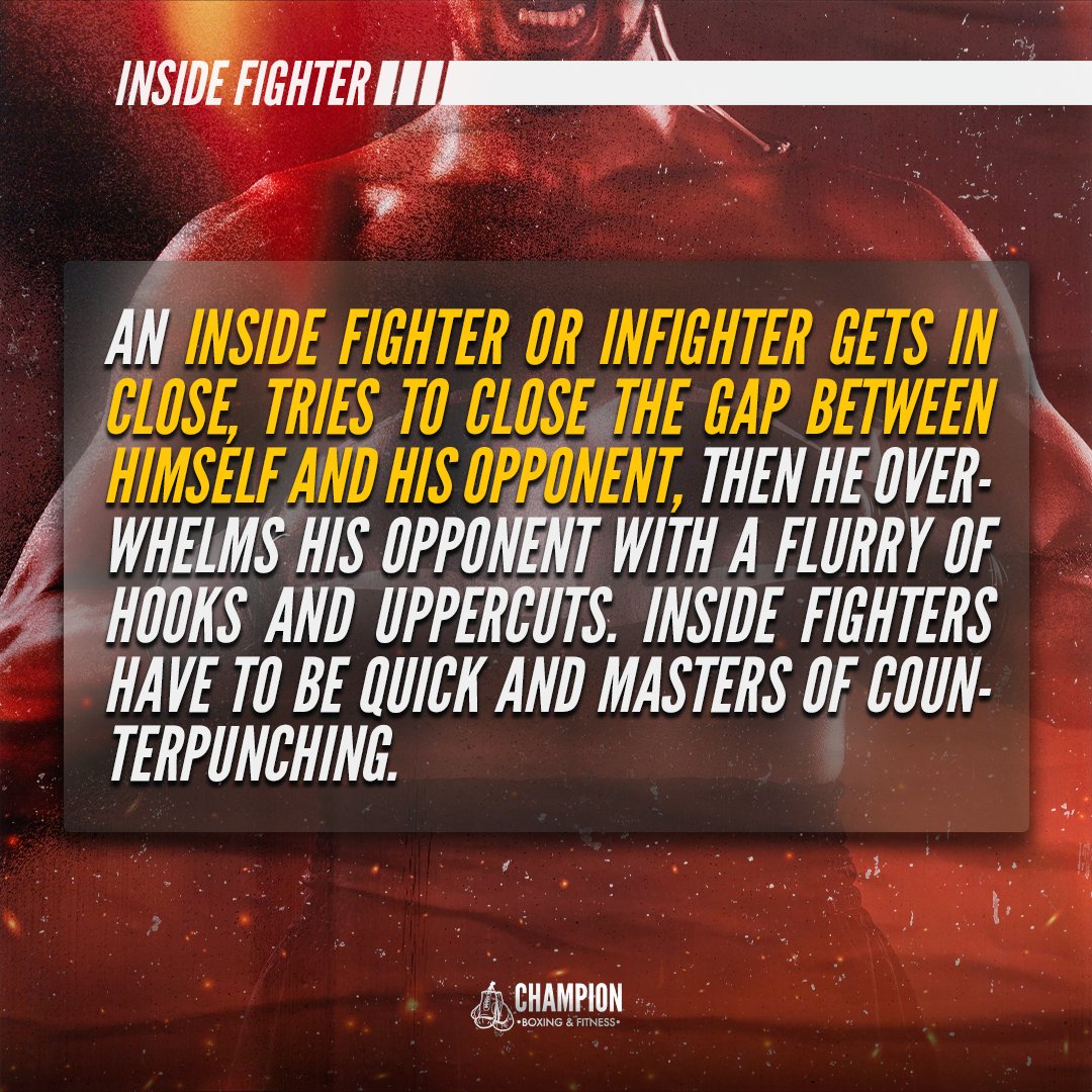 ChampionBoxing's tweet photo. Inside fighters thrive in close quarters, infusing the ring with explosive energy. Some of the most well-known fighters were inside fighters, think Mike Tyson and Joe Frazier! It's a dance of power, a symphony of guts and grit. Who's your favorite inside warrior? 🥊🌟 https://t.co/HSyLrh8T9r