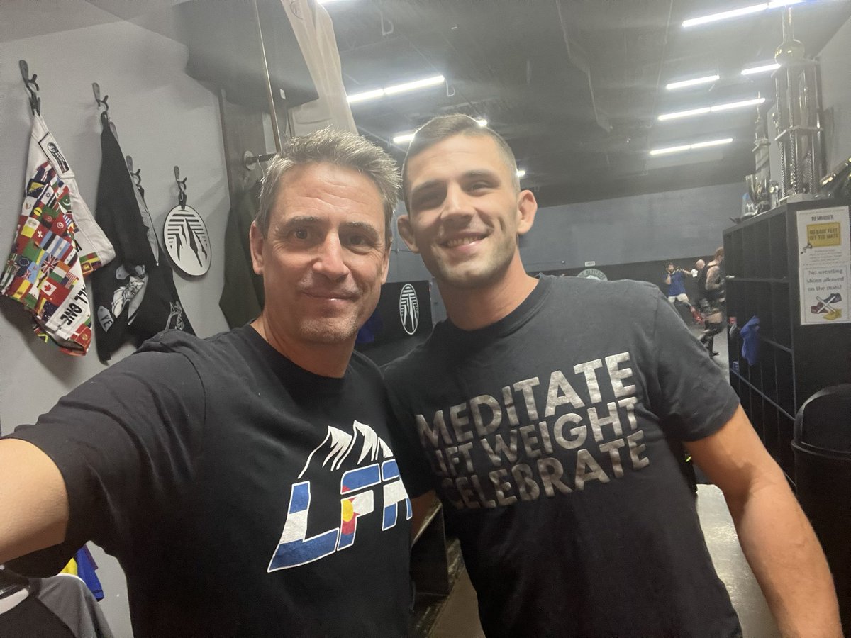 Rare @LFAfighting Friday night off so why wouldn’t I stop in at High altitude martial arts? Usual killers on the mats including the #LFA170 Vail main event fighter @HTalundzic …see him in action in Vail,CO on Oct 27th at LFA 170