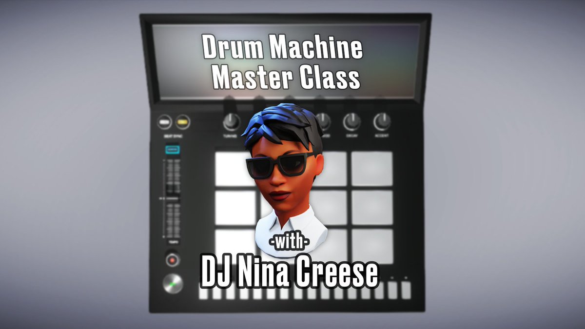 tribexr's tweet photo. 🔥Join DJ Mentor @NinaCreese as she takes you on a deep dive of Tribe's new Drum Machine.
⏲️Time: Saturday 1pmET
Where: #Tribexr
Videocall: Workshop Line
Subscribe to Tribe today
https://t.co/vBKdbNwat8
#drummachine #masterclass #djmasterclass #vr #dj https://t.co/SvRM0SHHzE