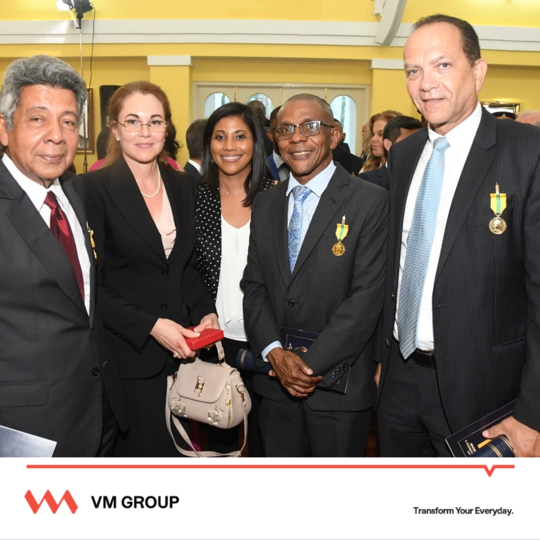 myvmgroup's tweet photo. We are delighted to extend congratulations to our Group President & CEO Courtney Campbell on being awarded the Governor-General’s Medal of Honor for ‘demonstrating an exemplary degree of excellence in ardently supporting the Governor General in the execution of his roles to the people of Jamaica’.

Mr Campbell accepted the distinguished award from His Excellency the Most Hon. Patrick Allen in a ceremony at King’s House yesterday, for serving as a Member of the Governor-General of Jamaica Trust (GGJT), which has a mandate to coordinate activities to preserve the historical and aesthetic legacy of King’s House. Mr. Campbell’s involvement has been critical in ensuring that this cultural landmark continues to be a source of national pride and has contributed to the effective management and conservation of King’s House.

Mr Campbell, we celebrate your commitment to service and patriotism and your relentless efforts to support the preservation of our cultural heritage.

@CourtOCampbell