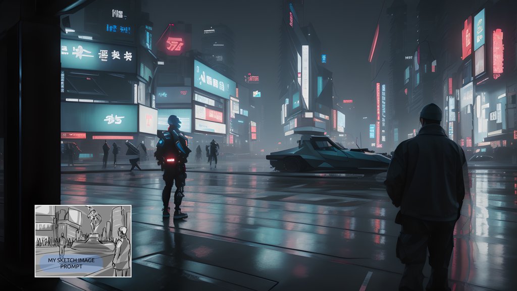 #conceptart using #vizcom_ai 

-- inset is my hand-drawn sketch used as the image prompt; text prompt is just time of day, theme and color palette
#viscom #viscomai #vizcom #vizcomai