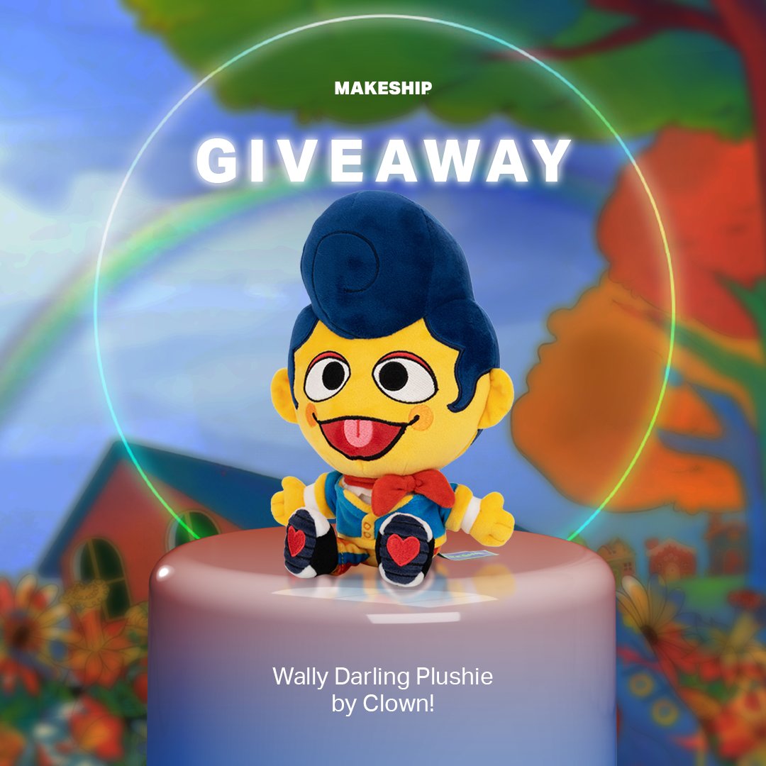 The Wally Darling plush has been a wonderful success! So we're giving away one of two little darlings to two winners anywhere worldwide! To enter make sure to- ☀️ Follow @Makeship and @_PartyCoffin_! 🌈 Retweet this post! The Giveaway ends Oct 1 at 2pm (ET) Good luck, neighbor!