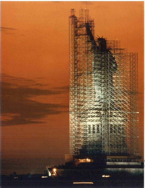 Scaffolds are meant to be TEMPORARY.

Otherwise, we'd still be looking at the Statue of Liberty like this...

It's no different for learning.

Scaffolds were meant to be used &amp; then eventually taken down.