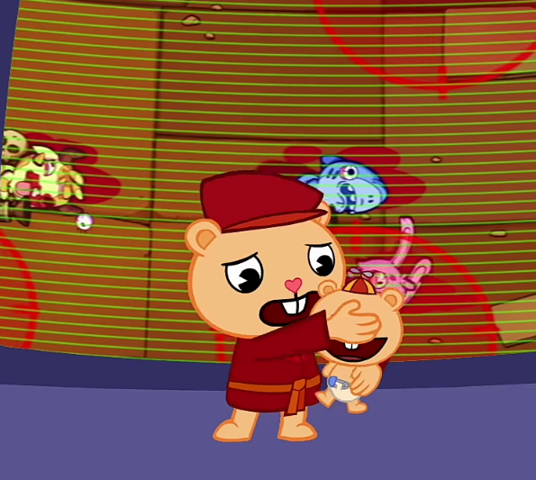 Antwone324's tweet photo. Covering his eyes from the gore and violence, he forgot what world he's in
#happytreefriends #htffandom #htfpop #pophtf #cubhtf #htfcub https://t.co/1M7flVf0wK