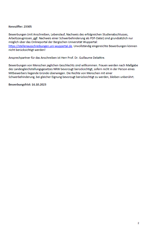 BUW_Chem_Bio's tweet photo. 📢Job-Alarm📢
Lust auf #Synthese und #Polymere ? Die AG @DelaittreLab sucht weitere Unterstützung 🧪👩‍🔬🧑‍🎓⚛️
Bewerbungen sind bis zum 16.10.2023 möglich!
Link zur Ausschreibung &amp; Bewerbung: https://t.co/v8cgBXSVHQ

@FK4_BUW @Uni_Wuppertal @blickfeldwtal https://t.co/j3dFDXd2tB