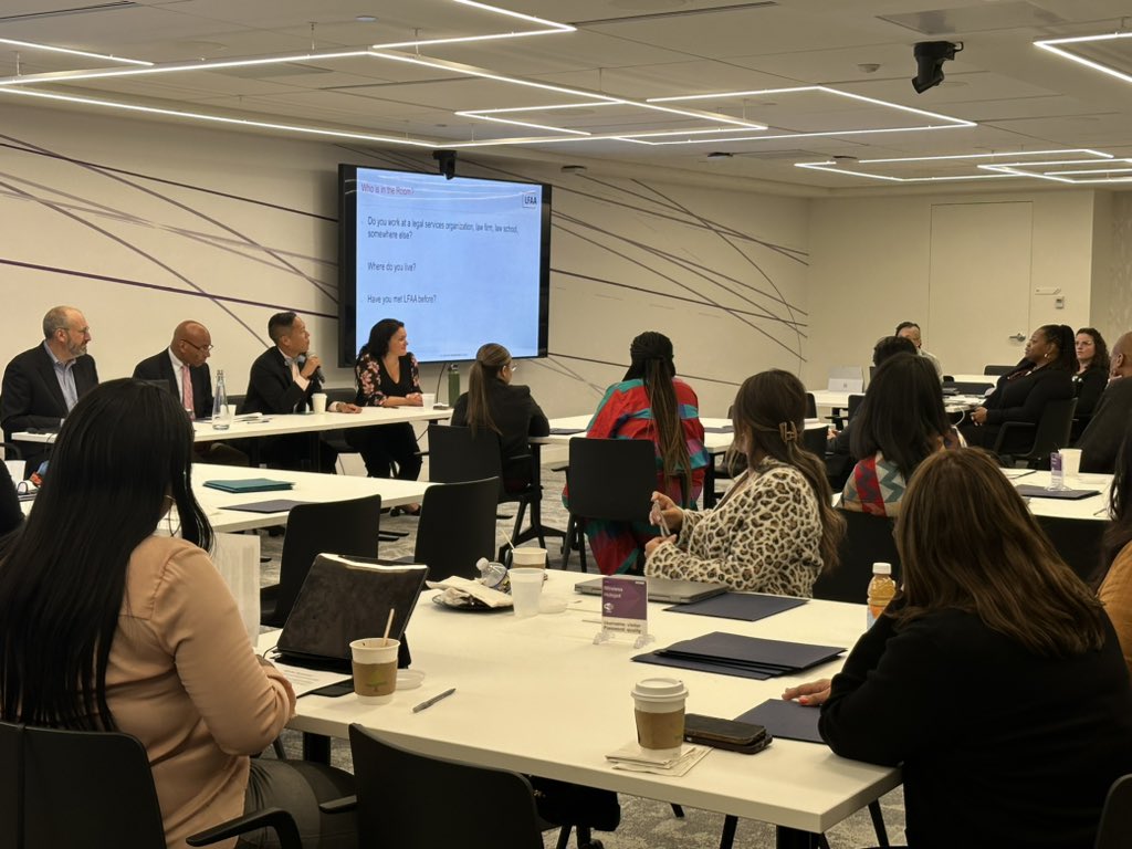 NLADA REI-DEIB Summit: Our moderator, Ben Weinberg <a href="/Dentons/">Dentons</a>, and our distinguished panel, <a href="/AntiracismLaw/">Law Firm Antiracism Alliance</a>, is discussing how law firms can advance #racialequity and DEIB. 

Let's harness the power of the private bar for positive change! #NLADADEIB