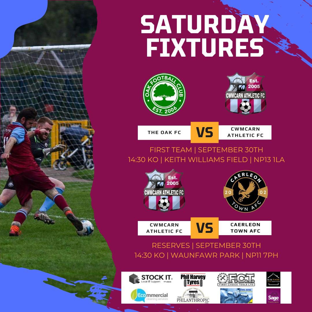 cwmcarnathletic's tweet photo. Tomorrows fixtures https://t.co/b8Upel7wJ3