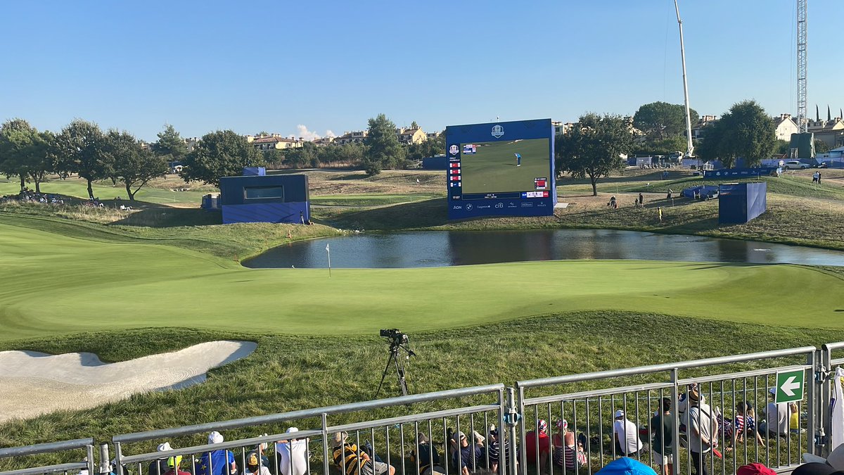 Fridays will never be as good. Thank you and congratulations to @Lara__Arias you did it - savour every minute. Thank you to Billy, Cian and Jonathan from the @AdareGC team for assisting @RyderCupEurope & preparing for ‘27 #OneTeamOneDream