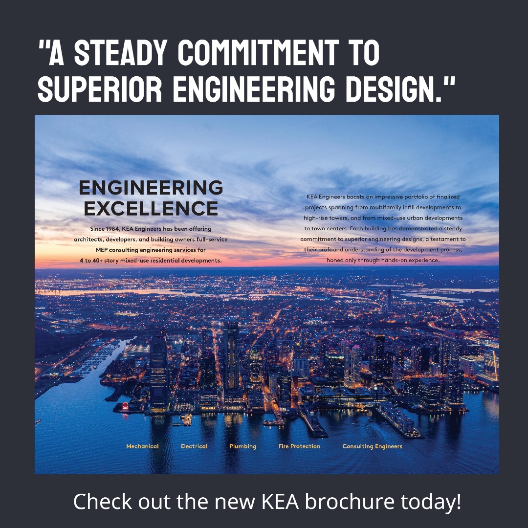 The new KEA Engineers Residential Brochure dropped and we're excited to share!  

hubs.la/Q023RNL_0

Click the link to see a portion of our capabilities and give us a call at 732-635-0044 to get started. #KEAEngineers #EngineeringExcellence #TeamKEA #MEPEngineering #MEP