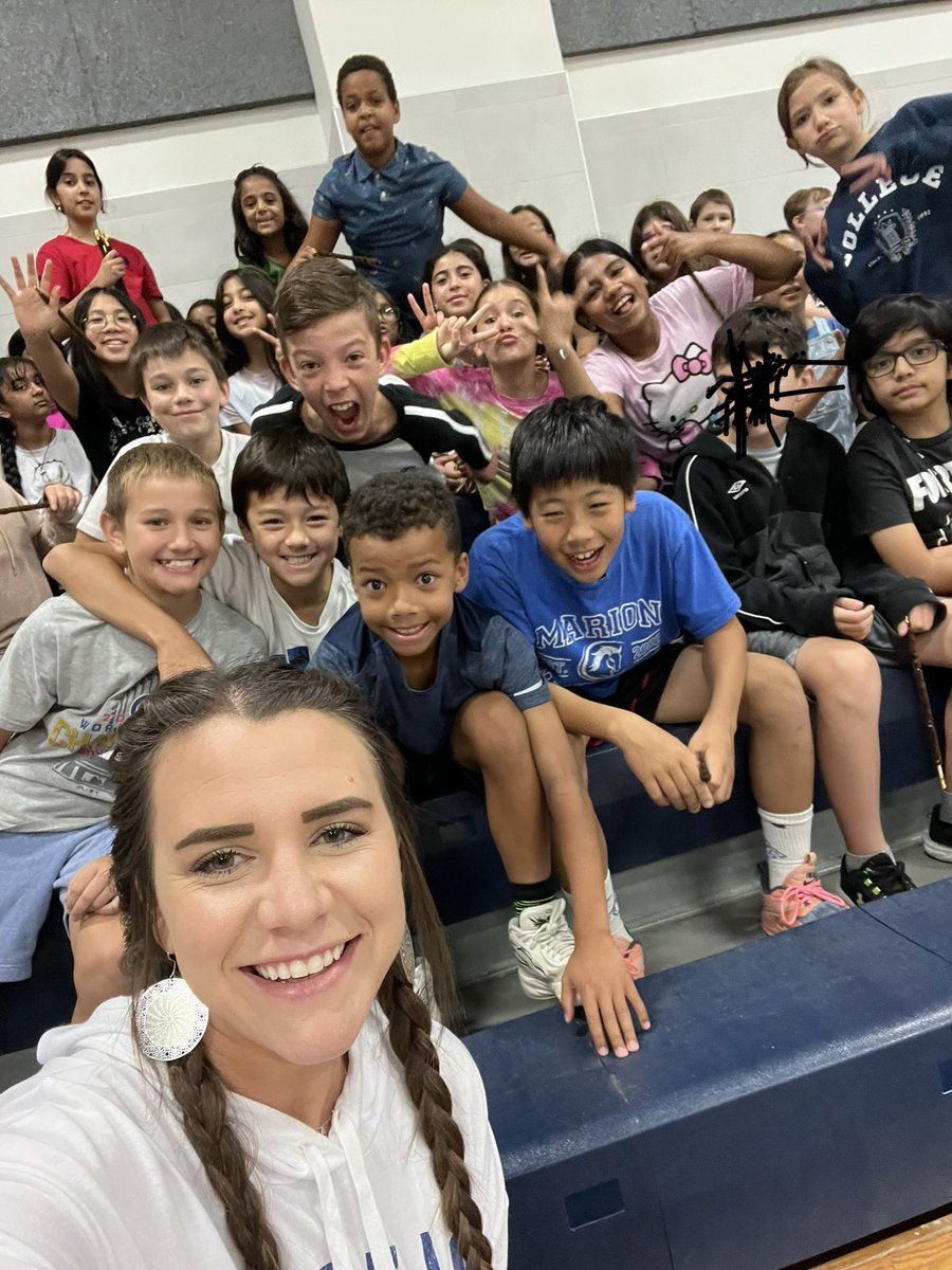 Pep rally days, are my favorite days! 🤍 <a href="/MarionMavericks/">Marion Mavericks</a>