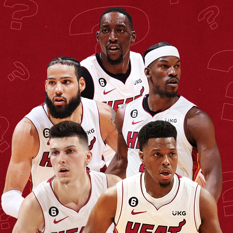 MiamiHEAT's tweet photo. #HEATNation... you're entering your last weekend without HEAT Basketball 👀

As we head into Media Day and Training Camp next week, @CoupNBA has 21 answers to 21 questions about the 21 players on our roster ⬇️