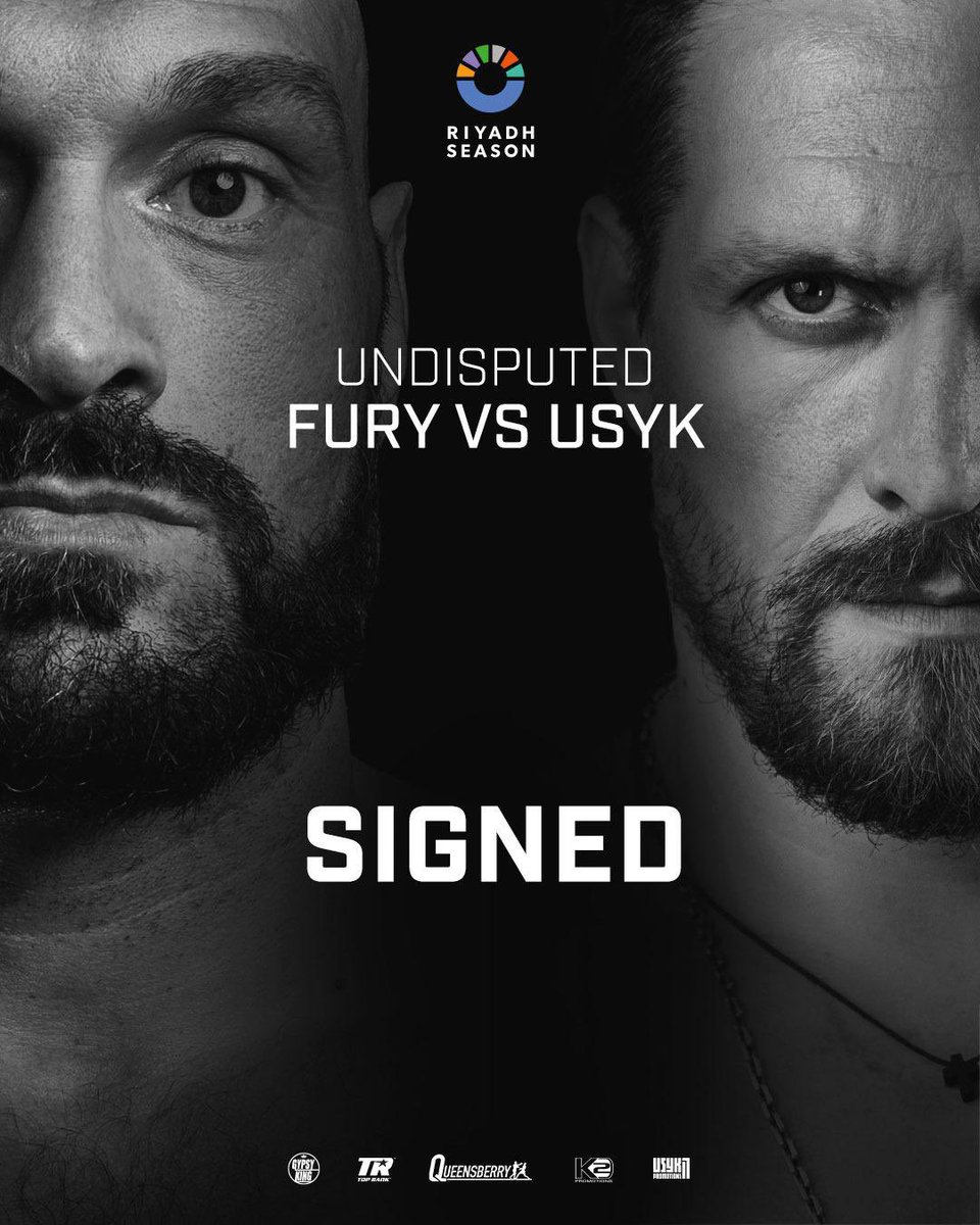 trboxing's tweet photo. The one the world was waiting for... 

𝐔𝐍𝐃𝐈𝐒𝐏𝐔𝐓𝐄𝐃. 𝐇𝐄𝐀𝐕𝐘𝐖𝐄𝐈𝐆𝐇𝐓. 𝐂𝐑𝐎𝐖𝐍.

#FuryUsyk | Riyadh, Saudi Arabia https://t.co/ecRdap22yv