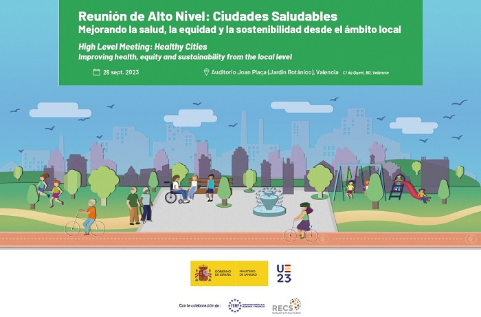MariaTerolCla's tweet photo. Ya está disponible el vídeo de la Reunión de Alto Nivel de "Ciudades Saludables: Mejorando la salud, la equidad y la sostenibilidad desde el ámbito local en la UE"
https://t.co/9BodNiqKdI 
#SaludLocal #HealthyCities 
#EU2023ES #EU2023ES_HealthyCities https://t.co/YWRga4qGtN