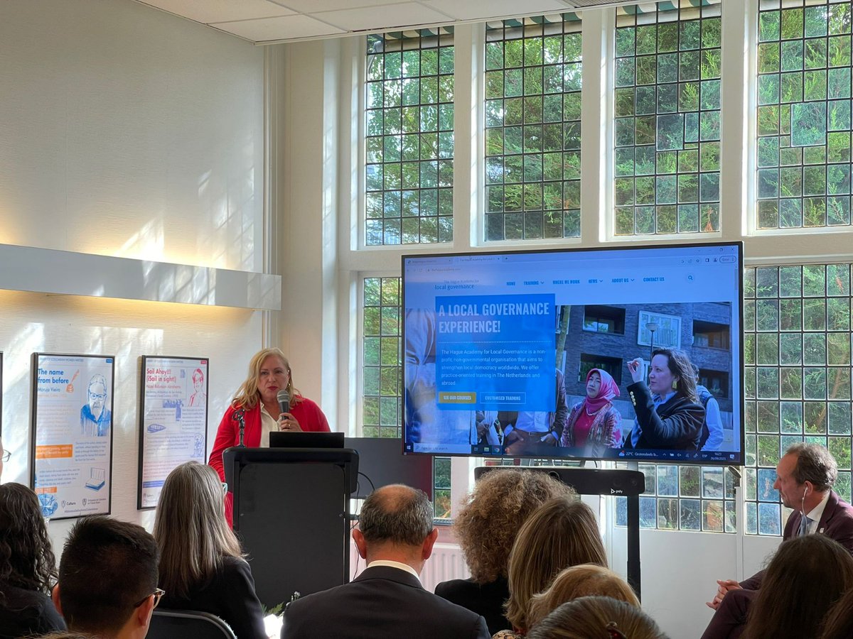 We were honored by the presence of Rector <a href="/ruardganzevoort/">Ruard Ganzevoort</a> from <a href="/issnl/">ISS, The Hague</a>, <a href="/HulsmanRia/">Ria Hulsman</a> from <a href="/WUR/">Wageningen U&R</a>, Matthijs Landsmeer from <a href="/Nuffic/">Nuffic</a> &amp; Gabriela Vales from <a href="/TheHagueAcademy/">The Hague Academy</a>, who shared to the delegates insights on their institutions and exchanged views on opportunities for cooperation.