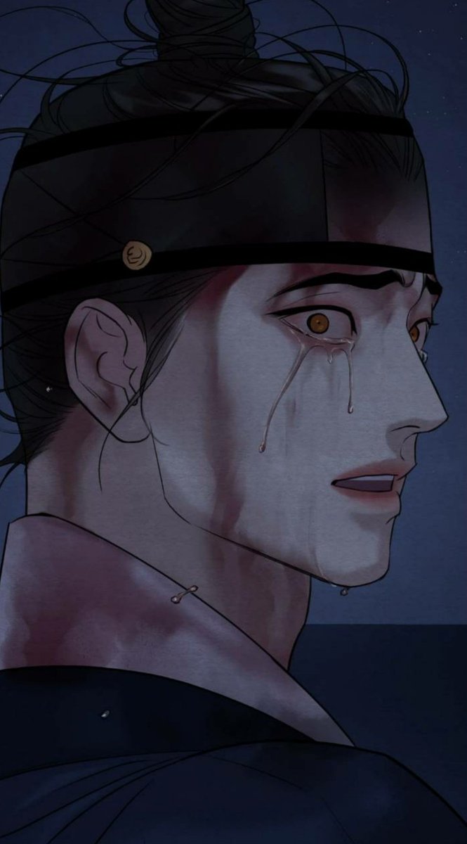 ssofievil's tweet photo. me pone tan triste ver a mi señor así, recordando lo último que le dijo nakyum y llorando en frente de los demás de esa manera, siendo que nunca se había mostrado así ante nadie😭😭
#painterofthenigth https://t.co/c3k3t9lhuC