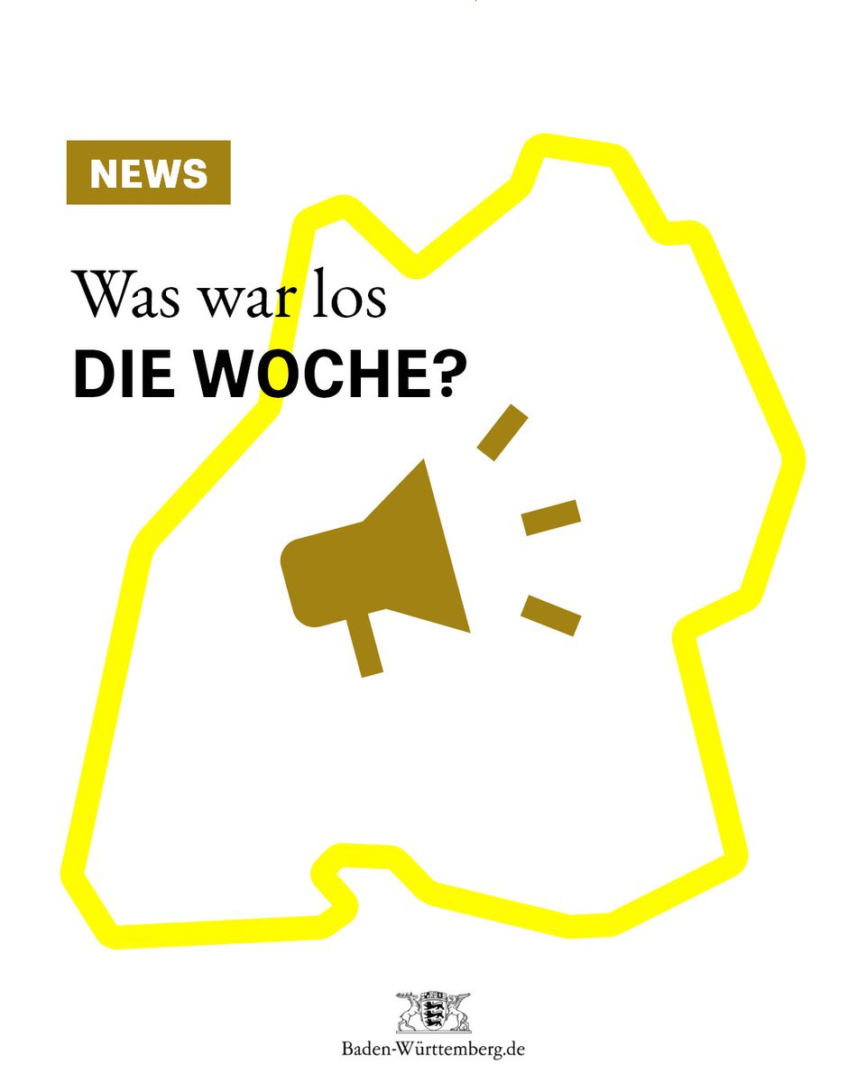 📰 Was war los diese Woche❓Wir haben die wichtigsten #BWNews zur #Landespolitik zusammengetragen. Unsere Übersicht gibt Einblicke in aktuelle Themen &amp; Projekte der #RegierungBW➡️ t1p.de/m5eco