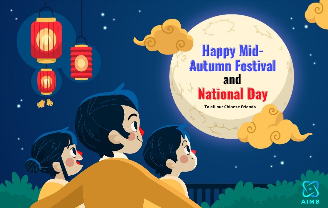 Happy Mid-Autumn Festival and National DAY To All Our Chinese Freinds. 

#AIMB #Token #Autumn #Festival