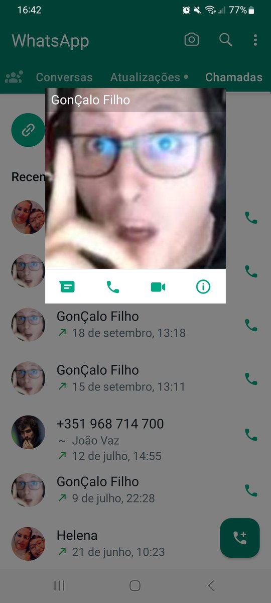 Quando o teu filho te liga através de whatsapp... ate me assusto 😅
<a href="/zorlaKOKA/">Ricardo Sousa</a>
