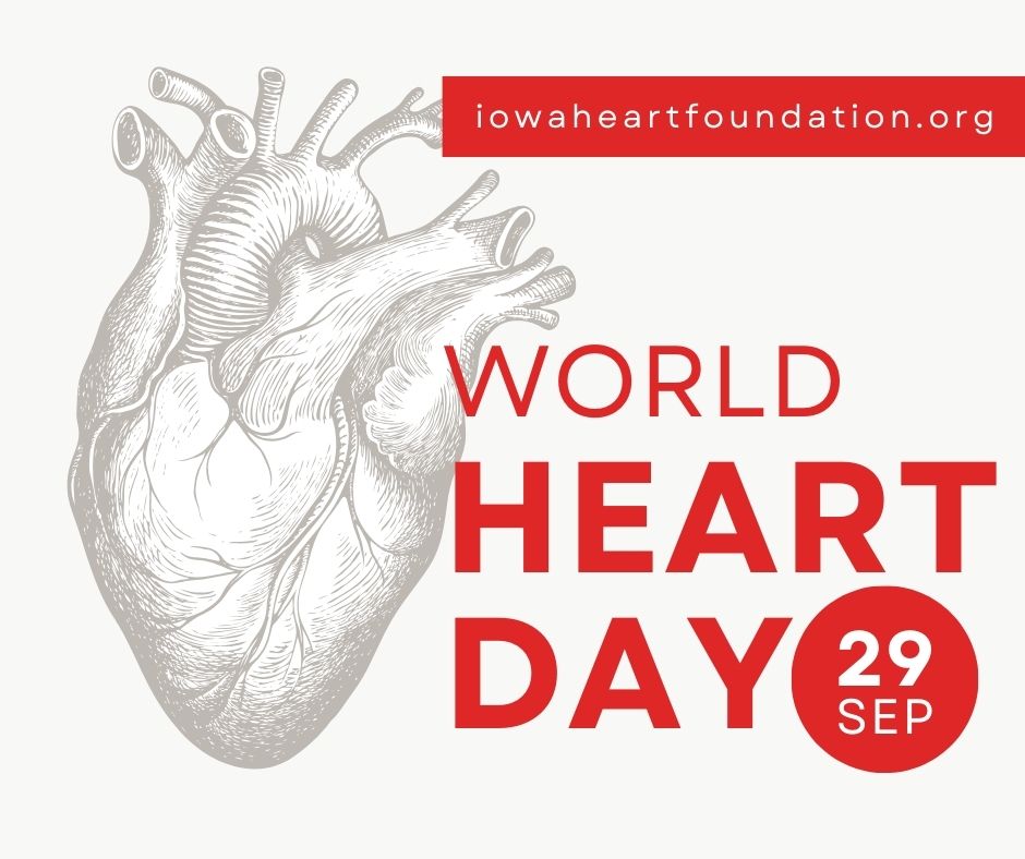 Happy #WorldHeartDay! Did you know that your heart is the size of your fist and the strongest muscle in your body? If you live to be 70, it will have beaten two and a half billion times. How are you taking care of your heart?