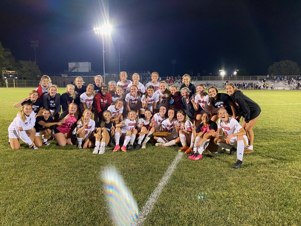 Your Lady Dragons are Conference Champions! With a 6-1 record they sealed the championship with a win against New Castle!   Congratulations ladies on a great conference season! #playlikeGeorge