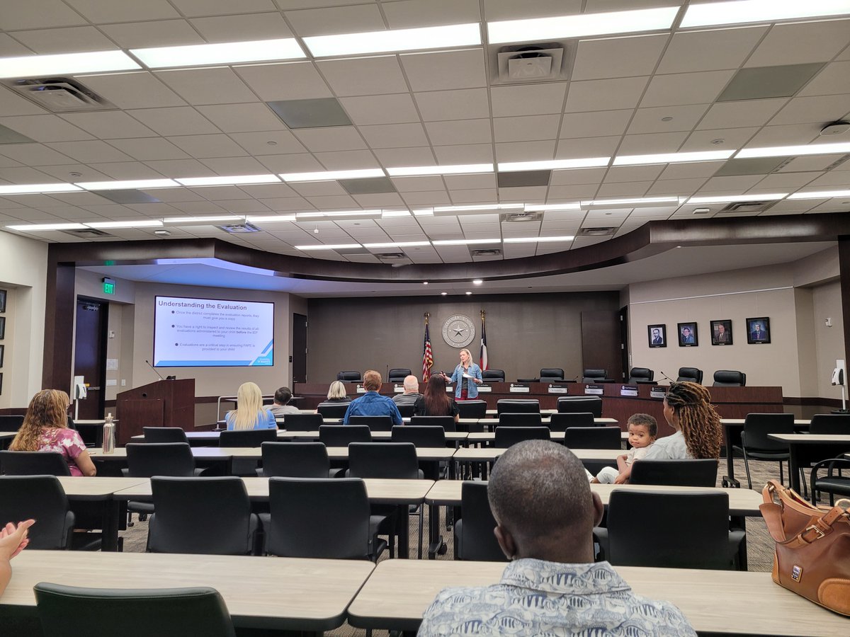 Thank you to Ms. Martinez and <a href="/DisRightsTx/">Disability Rights Texas</a> for coming to speak to our <a href="/HumbleISD/">Humble ISD</a> families! <a href="/HumbleISD_ESS/">Humble ISD Educational Support Services</a> <a href="/HumbleISD_2NDRY/">HumbleISD_SECONDARYTeam</a> <a href="/HumbleISD_SPED/">Special Programming</a>
