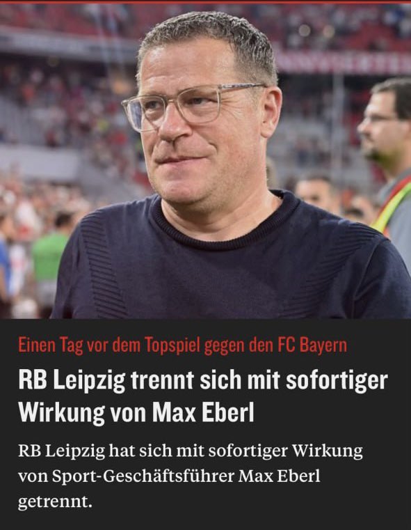 Andy Dufresne kroch in S. Kings „die Verurteilten“ durch ein 500m langes Abwasserrohr um am anderen Ende sauber raus zu kommen.
Bei Max #Eberl ist es genau anders rum.
Ein Wechsel zu Bayern hätten auch viele kritisiert.
Aber nein,er wollte vorher noch ausgiebig in scheiße baden.