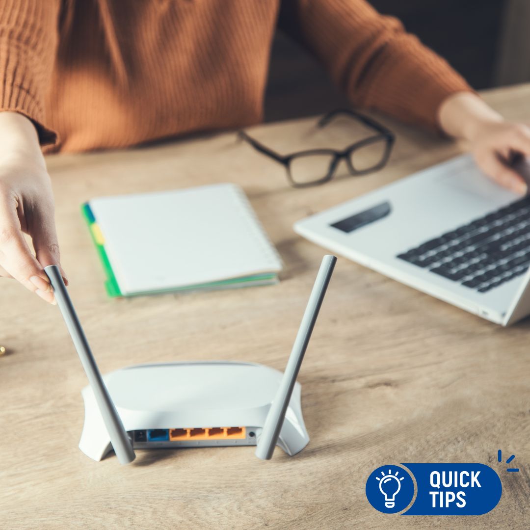 PAXIO's tweet image. Consider your needs when choosing a router. Think about your #internet plan and how many devices you have! ✅  #TechTip