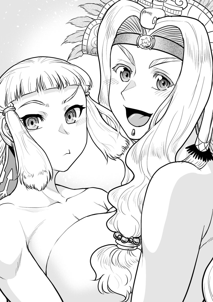 ふたりでむぎゅっ!と今日の女王とお姉さん💕 