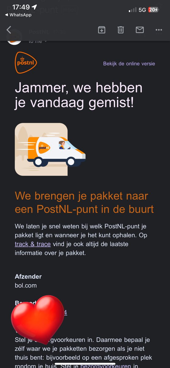 Susuyachan's tweet photo. @PostNL ik snap dat het een nieuw gebouw is en ik op de 18de verdieping woon maar ik was gewoon thuis hoor 🤡 https://t.co/mYBy7wsLnS