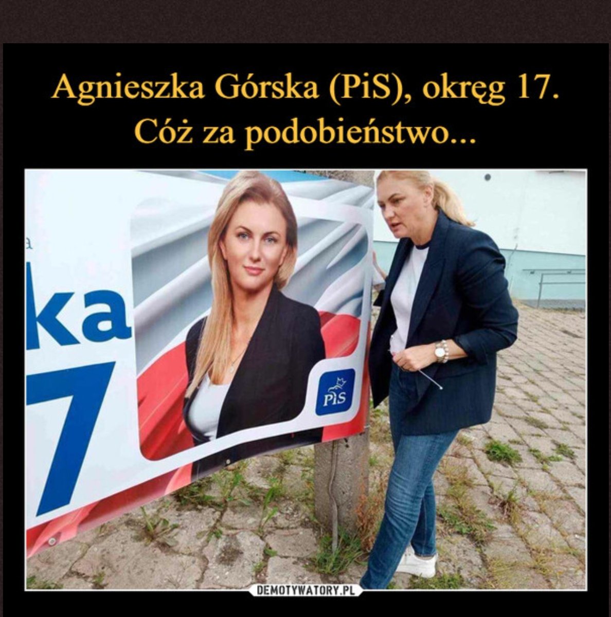 Nawet na plakatach kłamią....