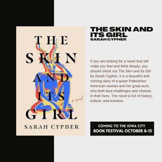 Today we are featuring some books for the upcoming Iowa City Book Festival! What are you reading right now?  #icbf23 #unescocityoflit #iowacity #theskinanditsgirl #sarahcypher