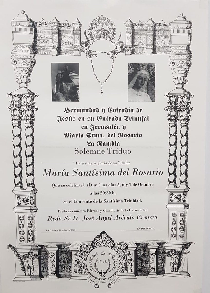 🔴⚪️ SOLEMNE TRIDUO A NTRA SEÑORA DEL ROSARIO ⚪️🔴