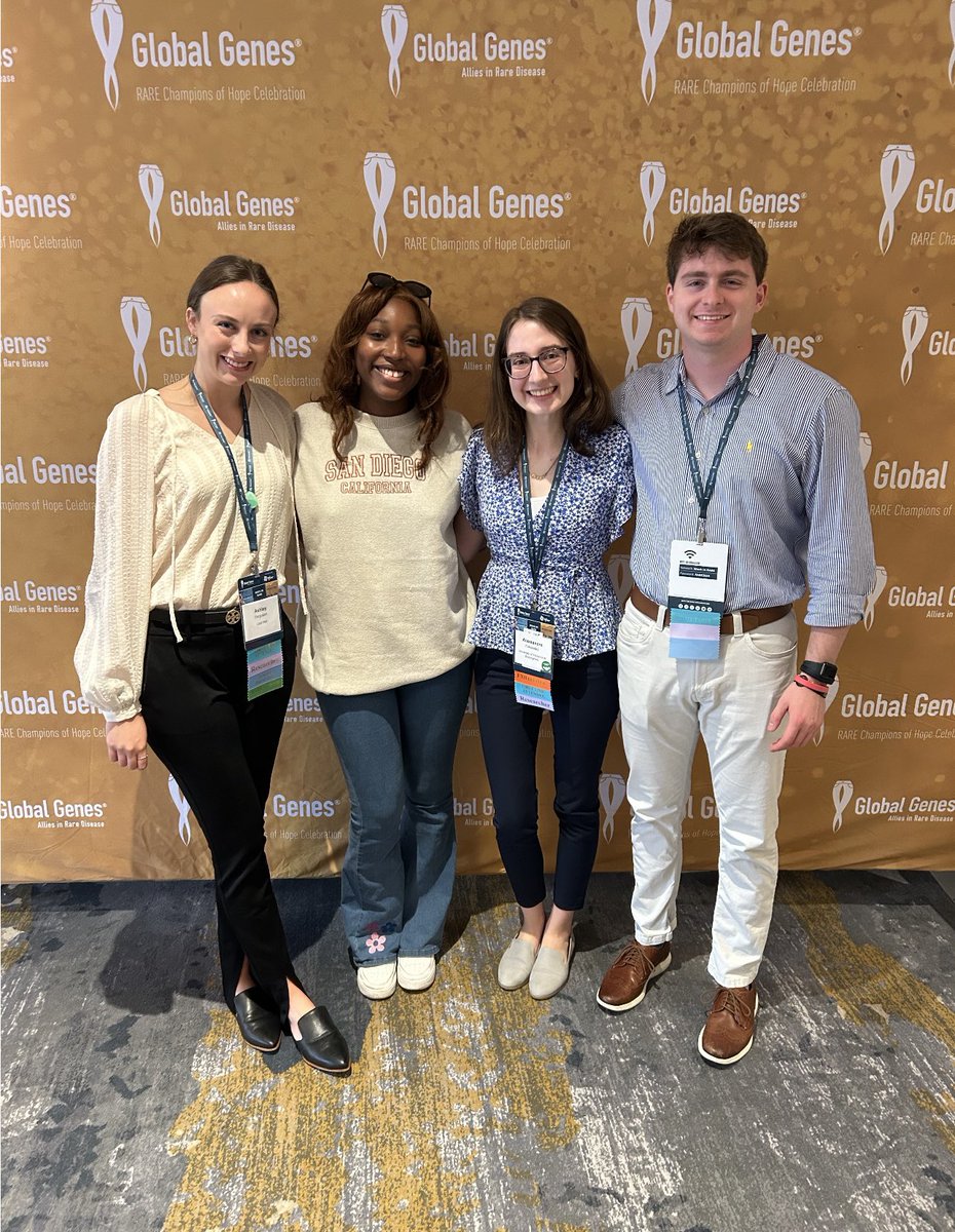 Our team had a blast at the Global Genes RARE Advocacy Summit! Our PMI representatives were Nate Fehrmann, Ashley Ferguson, Alexandria Howard, and Aleksandra Foksinska. Our analysts shared a poster on using A.I. to uncover treatments for rare genetic disorders. #GGSummit23