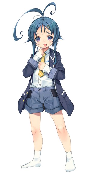 うちの子ベーシック。
しずくくんのベースコスチュームの色を調整したり、ディテールの変更をしたりなど 