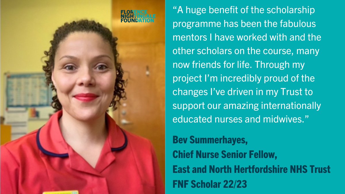 📢Are you looking to develop and stretch yourself as #nursing or #midwifery #leader? Then consider our most in-depth development opportunity: a unique & bespoke #scholarship programme. Find out more + apply: deadline for applications extended to 21 Oct. florence-nightingale-foundation.org.uk/academy/leader…