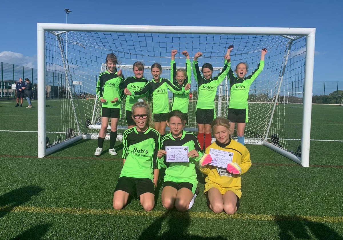 Smashed It! We are the winners of the Girls football tournament in our area! Some absolutely amazing football played by every single member of the team! We could not be any prouder of them - well done girls! #EastWhitbyPE. Totally inspired by the <a href="/Lionesses/">Lionesses</a> and <a href="/bmeado9/">Beth Mead MBE</a>