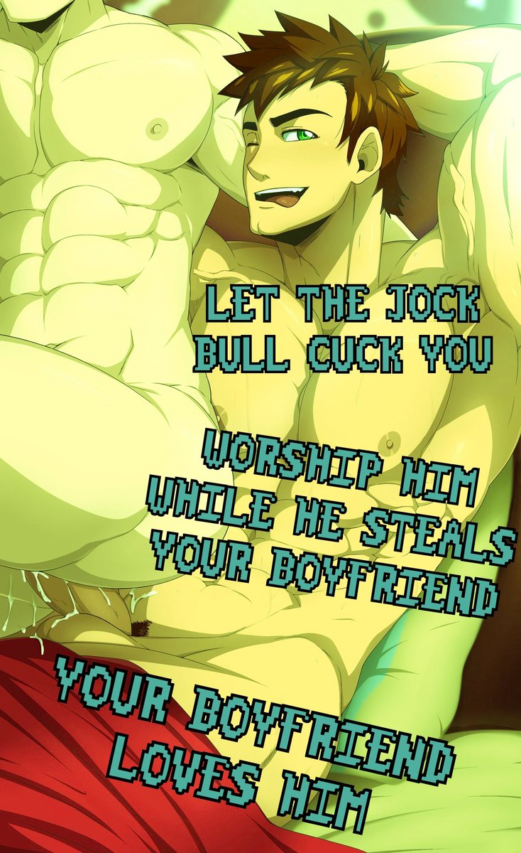 GridballChamp's tweet photo. You think your boyfriend loves you? Ha! The only thing your boyfriend loves is JOCK COCK! https://t.co/u1qpGClR2F
