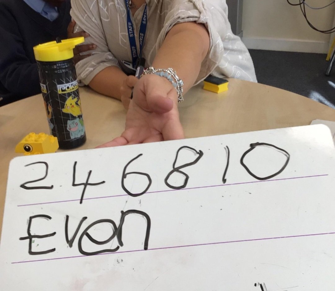 Children in diamonds 💎 have been working on counting in 2s. Well done!!