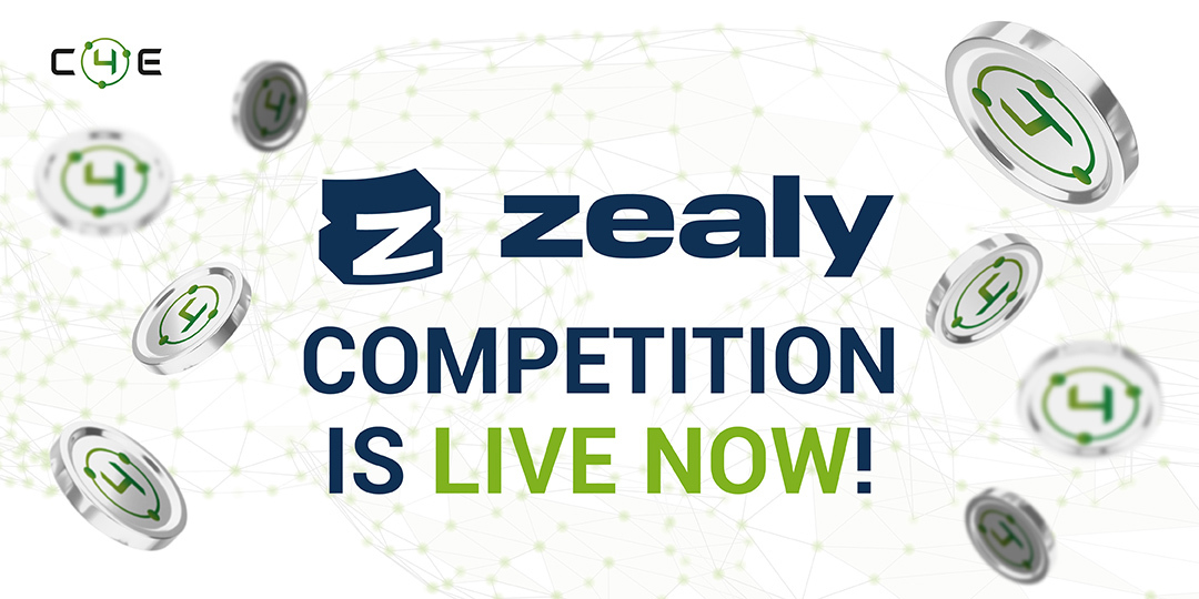 📢 C4E Q4 ZEALY CAMPAIGN - 350.000 #C4E #GIVEAWAY IS LIVE NOW!

⏰ Time: STARTS AT 4:00 PM Sep 29th (UTC)

🥇Total Rewards: 350.000 of C4E TOKENS
🏆 2.000 C4E for Top 100 Participants and 1.000 for Top 101 - 200 Participants
🎲 + 2500 C4E for Top 10 Participants, 2500 for 10