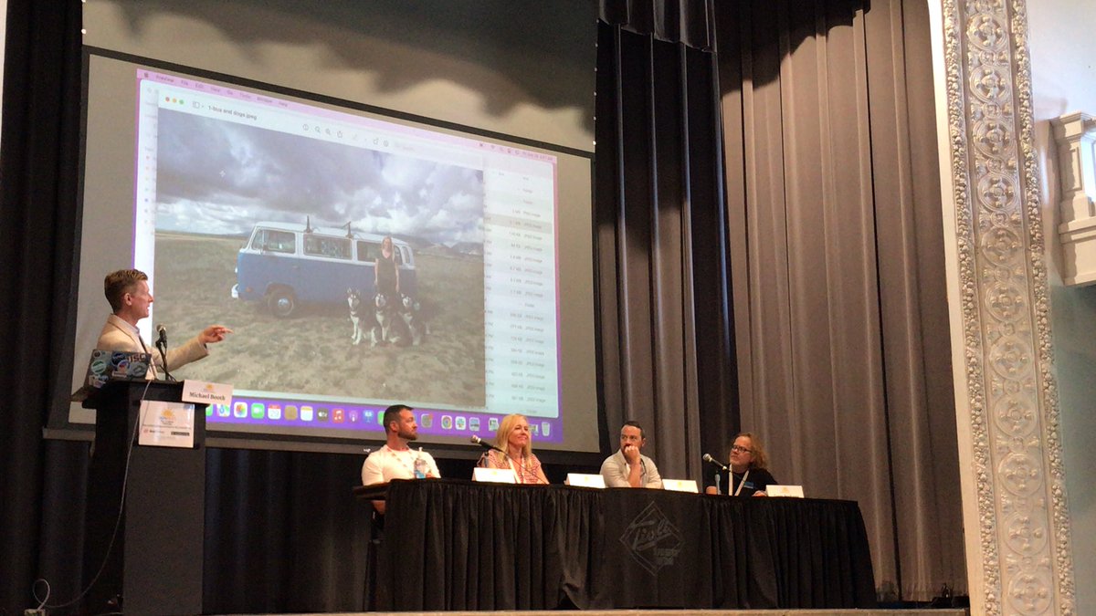 Shannon Mullane ☀️ (@shannonmullane) on Twitter photo SunFest 2023 is off and running! <a href="/mboothdenver/">Michael Booth ☀️</a> is getting the convo started with folks who have turned classic cars into electric vehicles. #sunfest2023 SunFest 2023 is off and running! <a href="/mboothdenver/">Michael Booth ☀️</a> is getting the convo started with folks who have turned classic cars into electric vehicles. #sunfest2023