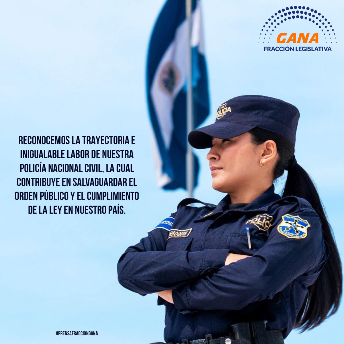 @fracciongana (@fracciongana) on Twitter photo En esta fecha tan especial queremos agradecer y reconocer el invaluable trabajo de nuestros héroes azules, en la #GuerraContraPandillas <a href="/PNCSV/">PNC El Salvador</a> <a href="/SeguridadSV/">Ministerio de Seguridad</a> En esta fecha tan especial queremos agradecer y reconocer el invaluable trabajo de nuestros héroes azules, en la #GuerraContraPandillas <a href="/PNCSV/">PNC El Salvador</a> <a href="/SeguridadSV/">Ministerio de Seguridad</a>